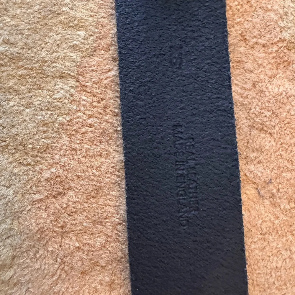 Martin + Osa black leather made in England belt xs - Picture 4 of 5